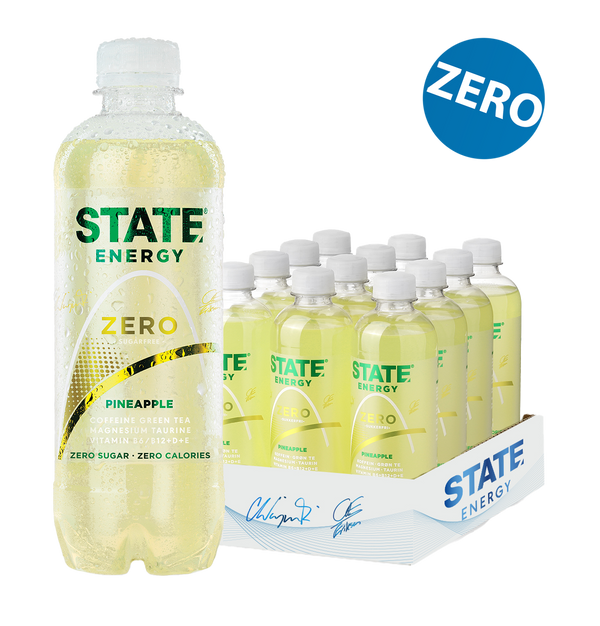 STATE ENERGY - ZERO PINEAPPLE  (12x400ml)